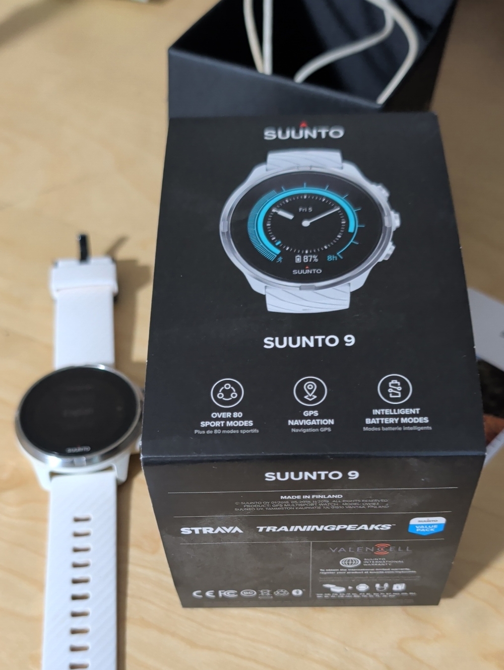 Suunto White GPS Sports Watch - Suunto 9